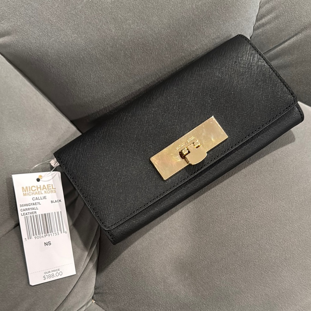 Michael Kors Black Leather Wallet